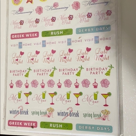 Lilly Pulitzer Greek Sticker Sets - Picture 3 of 5